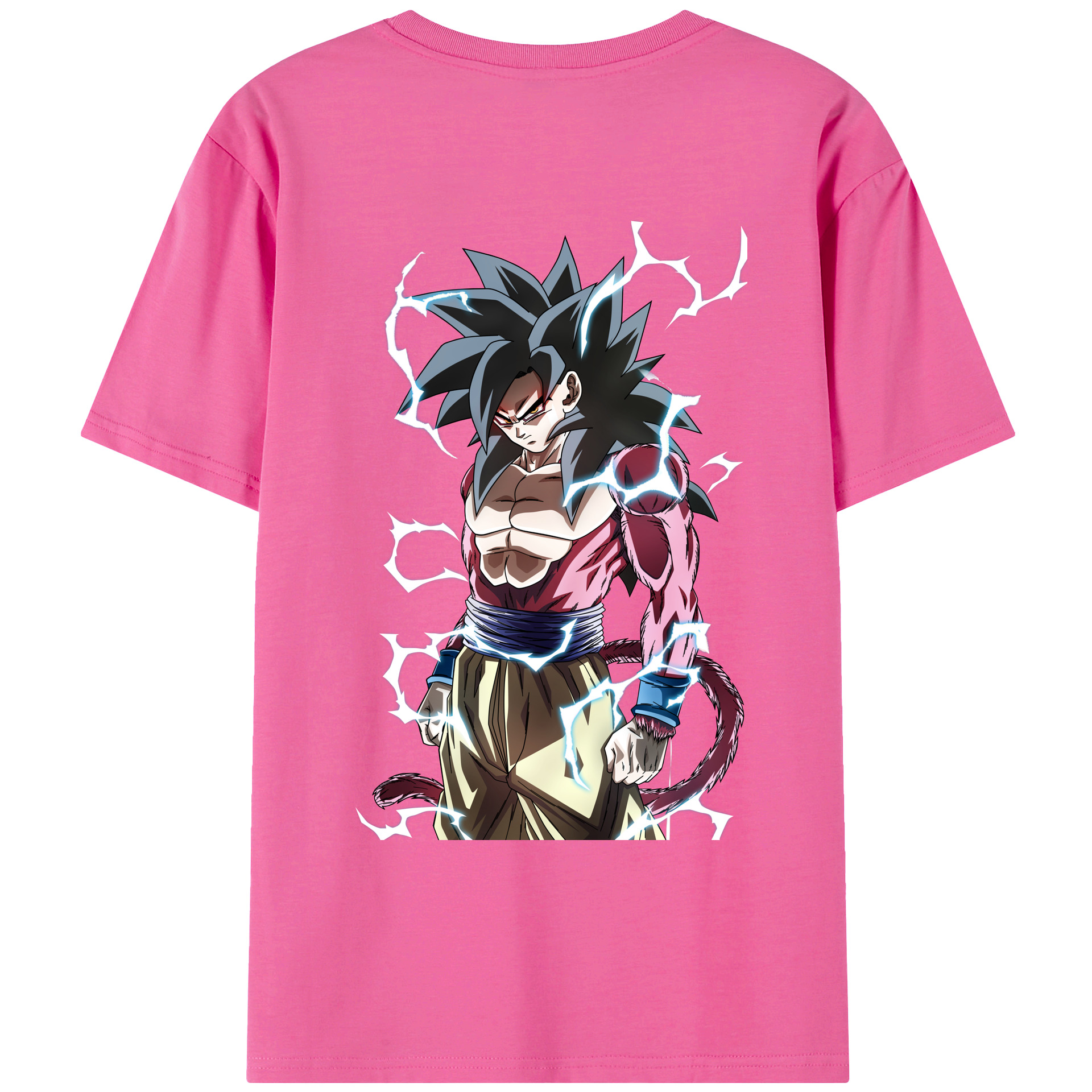 （画像用） ドラゴンボール 孫悟空（そん ごくう）Son Goku カカロット DRAGON BALL Kakarotto レディース半袖Tシャツ(バックプリント)